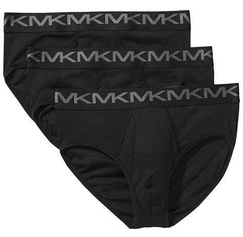 michael kors men's performance cotton classic briefs black|michael kors men's underwear briefs.